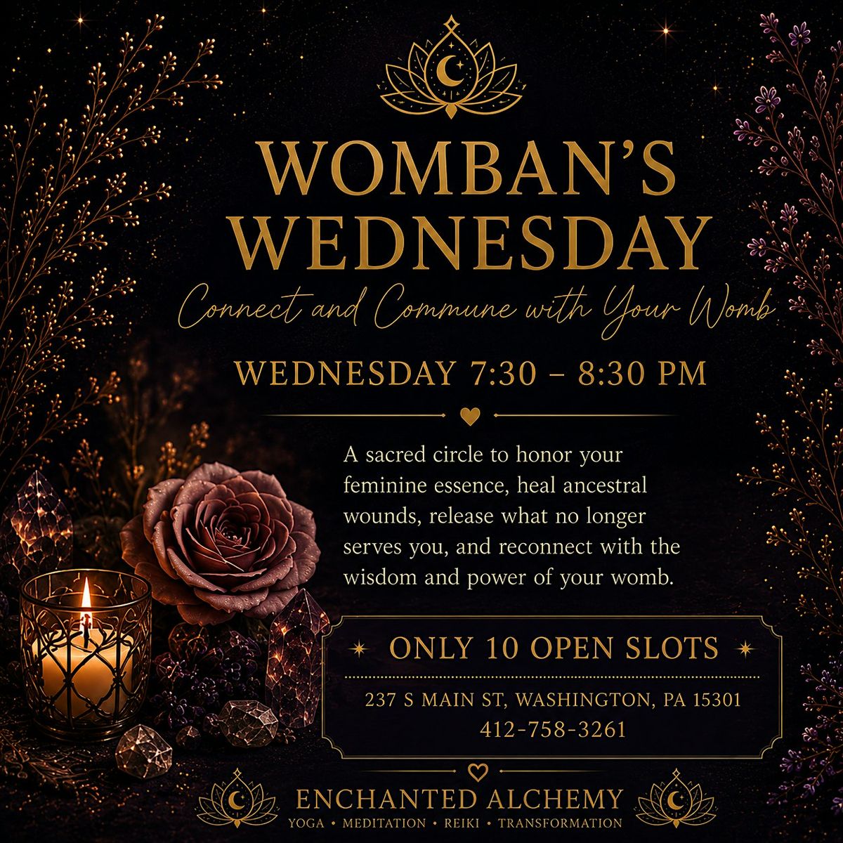 Womban’s Wednesday: A Sacred Circle, Enchanted Alchemy, Washington ...