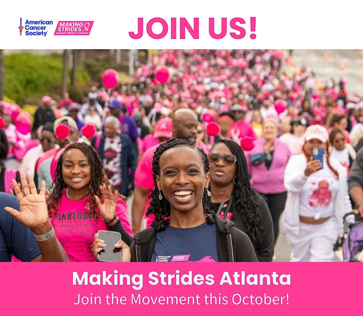 Making Strides Against Breast Cancer Atlanta walk