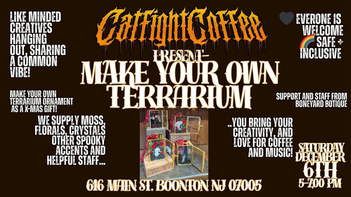 Dark Winter Ornament Workshop: Create Your Own Goth Terrarium, 6 December | Event in Boonton | AllEvents