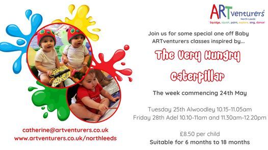 Baby ARTventurers inspired by The Very Hungry Caterpillar