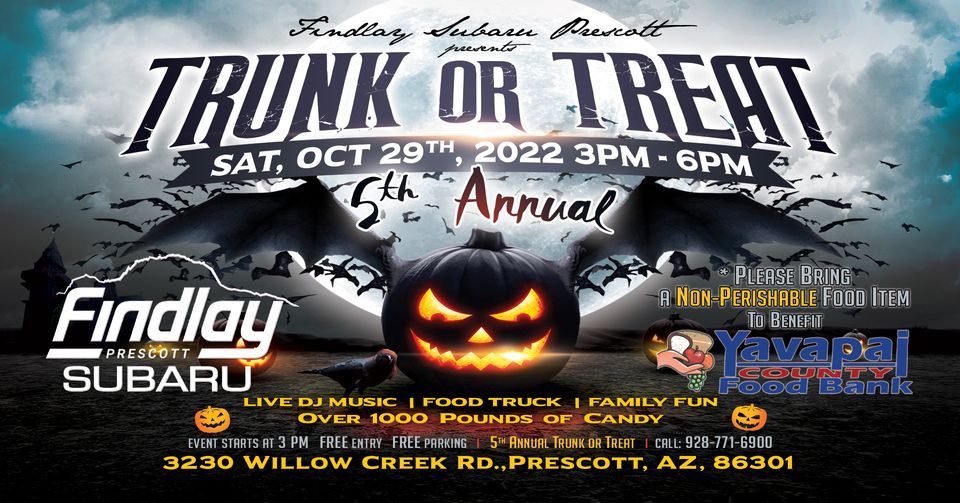 Findlay Subaru Prescott Trunk or Treat, Findlay Subaru Prescott