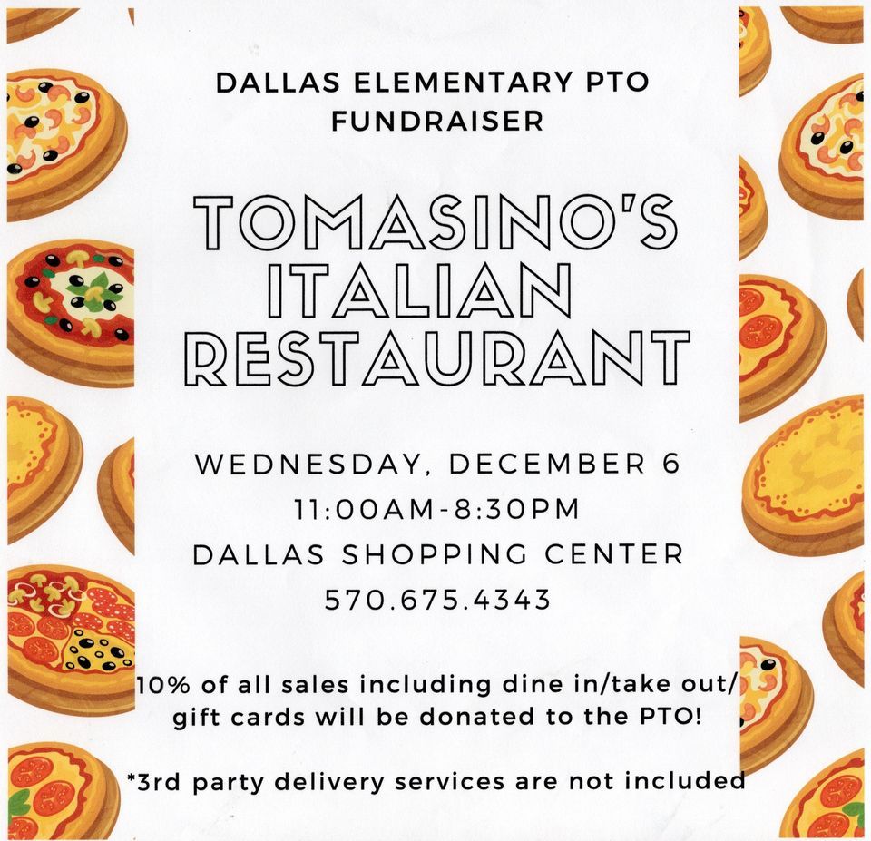 Tomasinos Italian Restaurants event, Tomasino's Original Italian Pizza