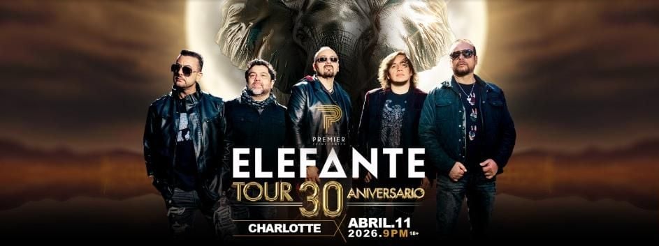 ELEFANTE EN CHARLOTTE in Charlotte, 11 April | Event in Charlotte | AllEvents