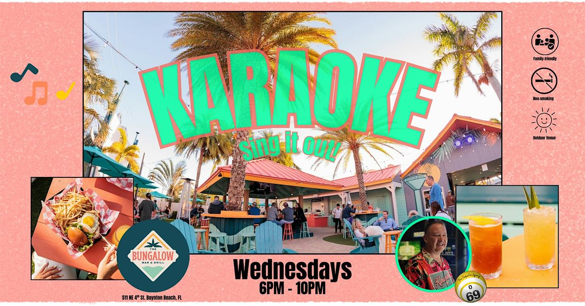 Karaoke at The Bungalow (Boynton) | Event in Boynton Beach | AllEvents