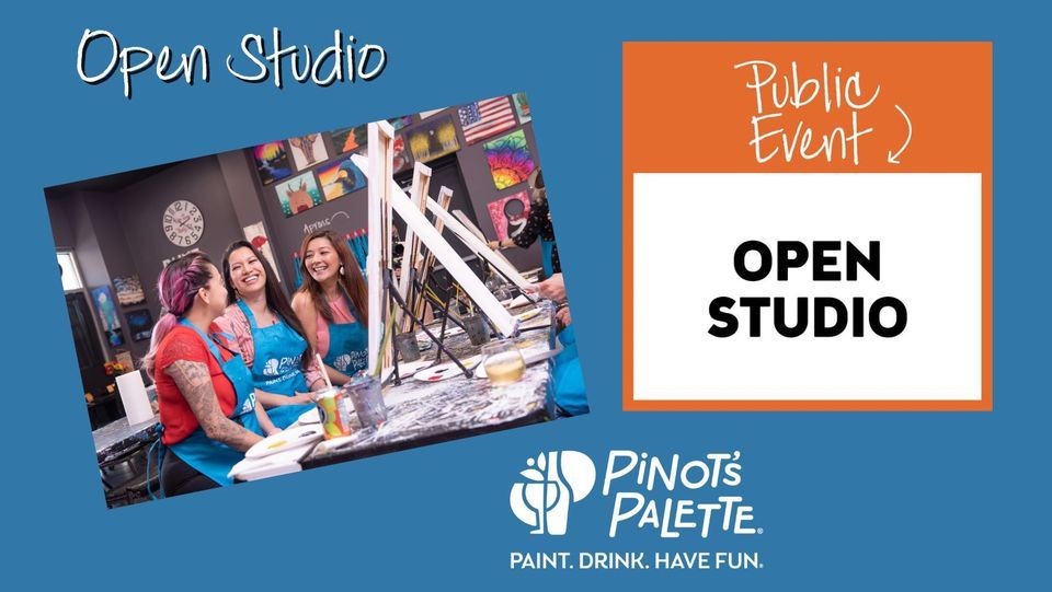 InStudio and Outdoor Paint & Sip Open Studio, Pinot's Palette San