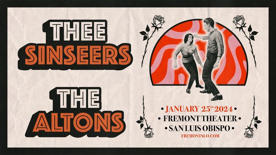 Thee Sinseers + The Altons LIVE at The Fremont Theater, Fremont Theater