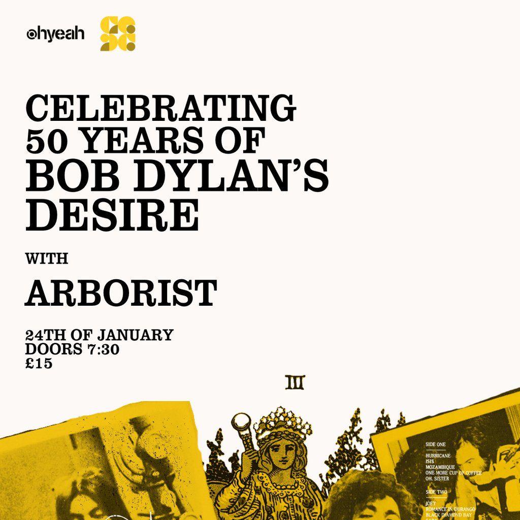 Celebrating 50 years of Bob Dylan's Desire, 24 January | Event in Belfast | AllEvents