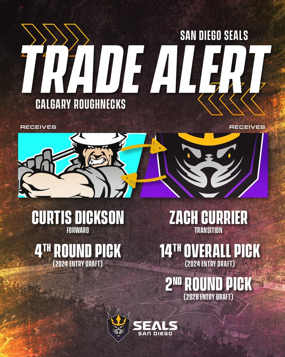 San Diego Seals vs. Calgary Roughnecks, 2 January | Event in San Diego | AllEvents