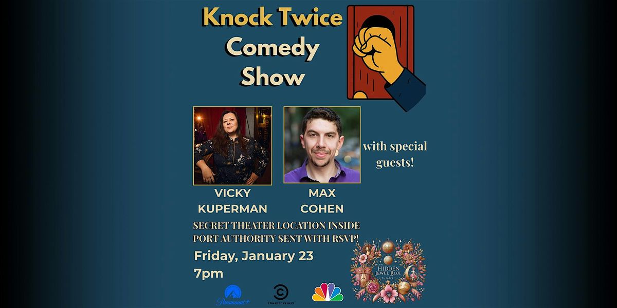 Knock Twice Comedy Show, 23 January | Event in New York | AllEvents