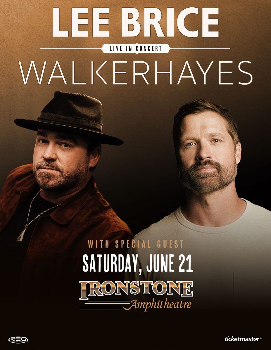 Lee Brice and Walker Hayes at Ironstone Amphitheatre at Ironstone Vineyards, 21 June | Event in Murphys | AllEvents