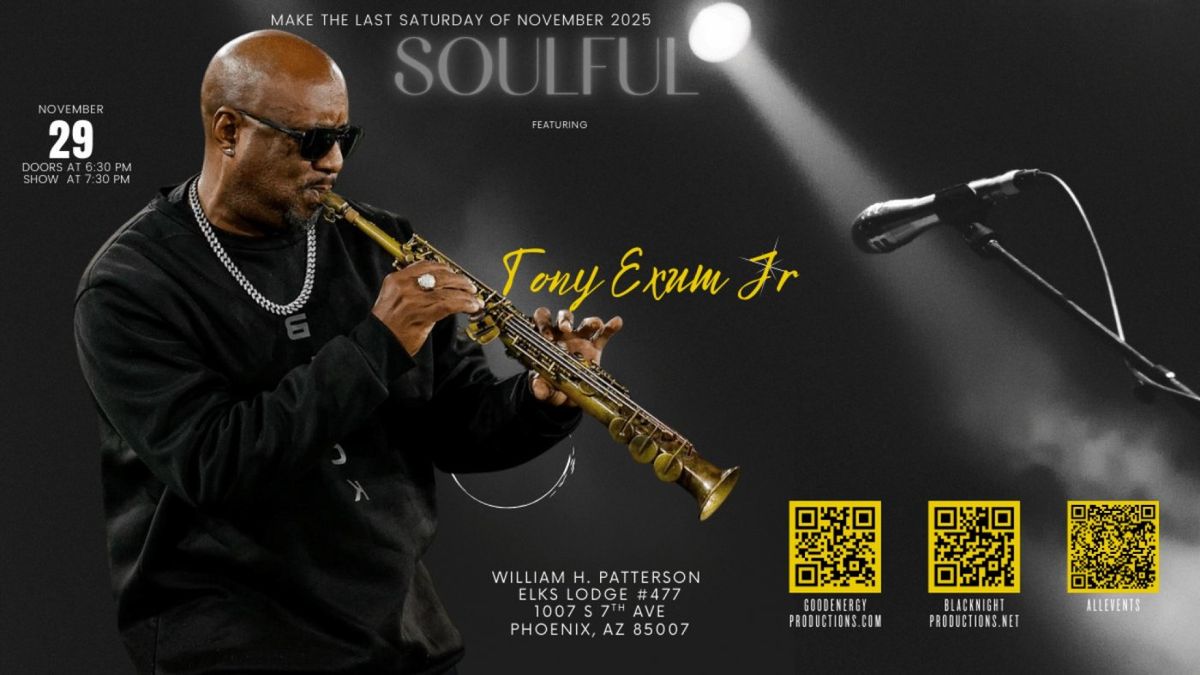 Tony Exum, 29 December | Event in San Diego | AllEvents