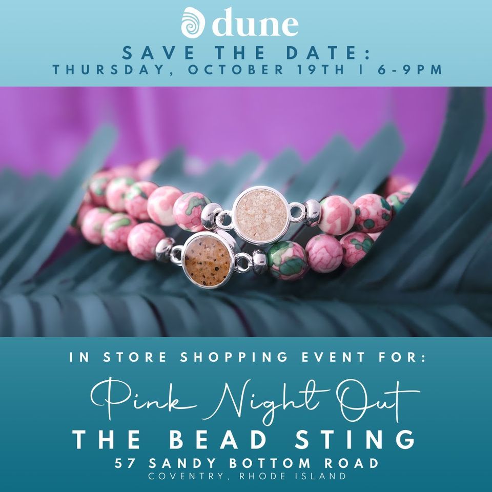 In Store Shopping Event for "Pink Night Out" at The Bead Sting, The