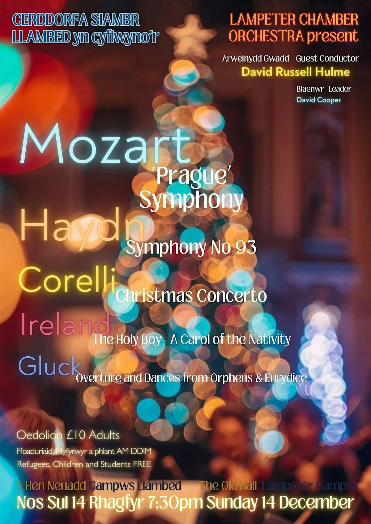 Cyngerdd Nadolig / Christmas Concert, 14 December | Event in Lampeter | AllEvents