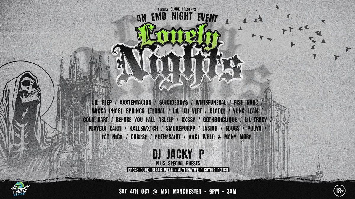 LONELY NIGHTS - A Emo Night Event 2025, 4 October | Event in Manchester | AllEvents
