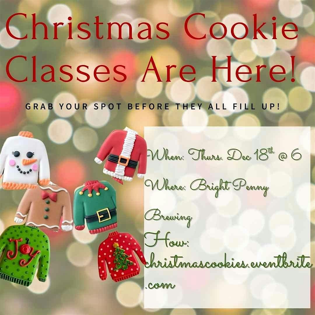 Christmas Sweater Cookie Class Thurs. Dec. 18th at 6pm @ Bright Penny!, 18 December | Event in Mebane | AllEvents
